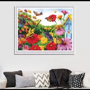 Flower Diamond Painting Flowers Diamond Art Full Drill Diamond Painting Kits
